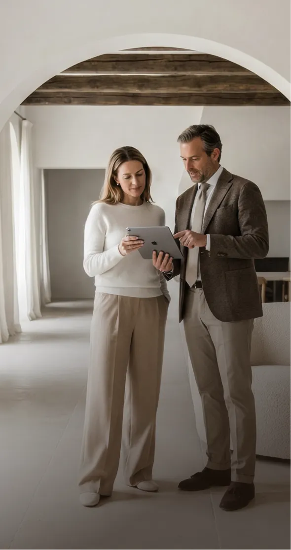 valutazione consulenza energetica casa da tablet